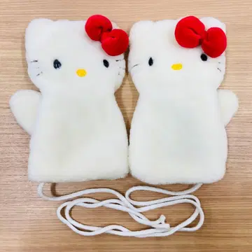 레어 헬로키티 미튼 장갑 레트로