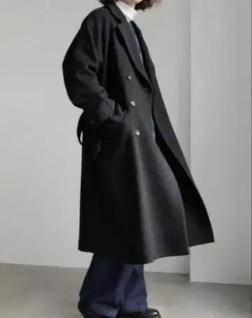 HARE 울 오버 더블 코트 M 사이즈