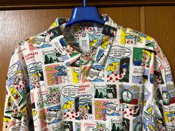 osamu goods JILL 질 코믹 프린트 긴팔 멀티 컬러