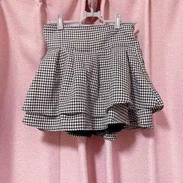 하운드투스 체크 미니 스커트 지뢰계 양산형
