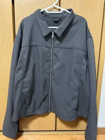 캐주얼 자켓 그레이 구제 의류 스트릿