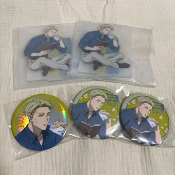 주술회전 세가 럭키 쿠지 나나미 켄토 아크릴 스탠드 캔뱃지 세트