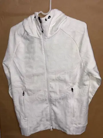 PGG 화이트 후드티 셋업 새상품 미사용