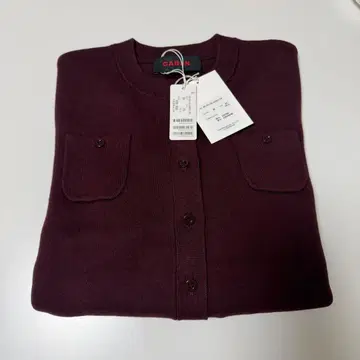 신색상 CABaN 코튼 캐시미어 크루넥 가디건