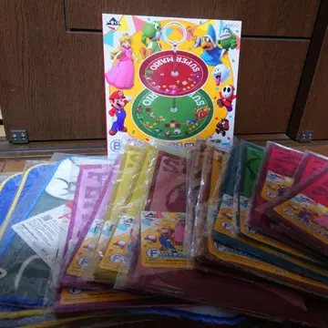 제일복권 슈퍼 마리오 캐릭터 에터널 쥬얼과 타월 세트 반다이