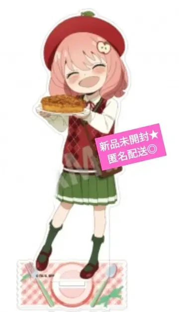 SPY x FAMILY 아냐 포저 아크릴 스탠드 애플파이/음식