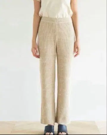 새상품급! 시루무린 Blend color 라인 니트 팬츠