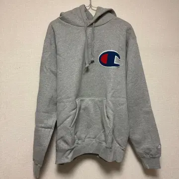 챔피언 그레이 후드티 X-Large USA 90s