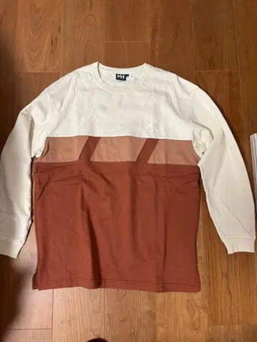 헬리 한센 M 긴팔 티셔츠 화이트/브라운