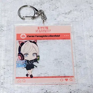 세라스 야나기타 리리엔펠트 SNS풍 키링 DiCE 콜라보 하스노소라