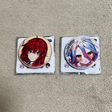 라이트 노벨전 노 게임 노 라이프 시로 캔뱃지