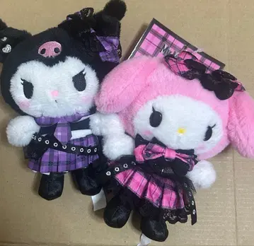 마스코트 홀더 Sweet Rock 'n' Check 마이멜로디 쿠로미