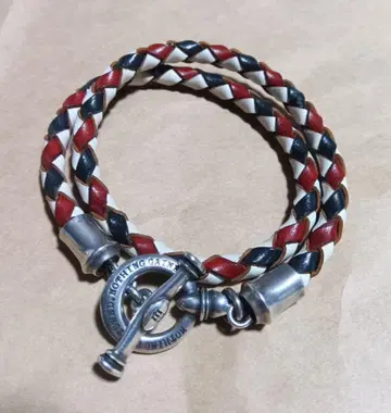 Dr. 몬로 이중 가죽 팔찌 silver925 닥터 몬로