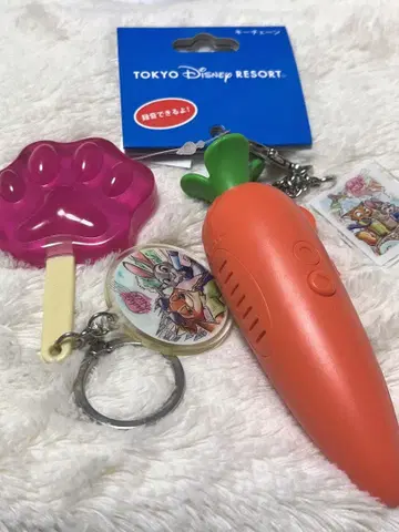 주토피아 당근펜 아이스캔디 키체인 닉 주디