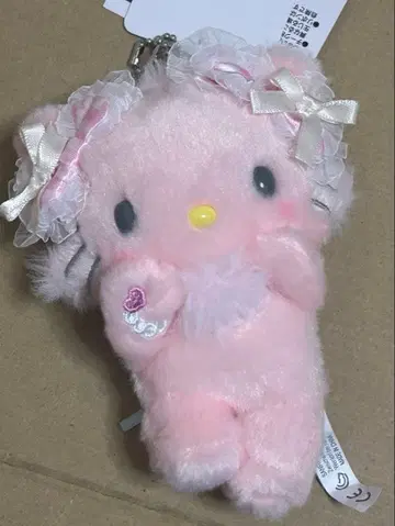 챠미키티 봉제인형 키링 핑크
