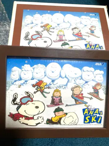 ANA's SKI 스누피 핀 배지 세트
