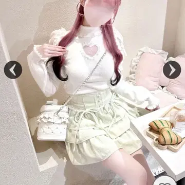 HONEY MEW 트위드 티어드 프릴 스커트