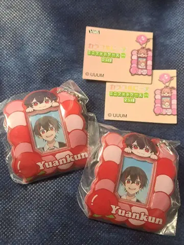 컬러풀 피치 미니 사진 케이스 유안군 2개 세트