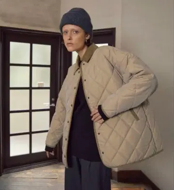 cavezarosso 코듀로이 퀼트 텐트 블루종