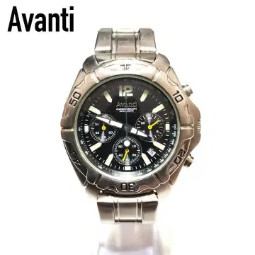 Avanti 아반티 크로노그래프 데이트 블랙 다이얼