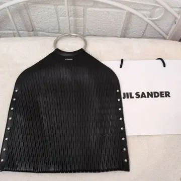 질 샌더 블랙 토트백