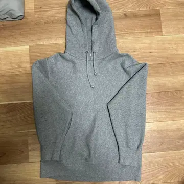 GU 그레이 후드 부착 후드티 M 사이즈