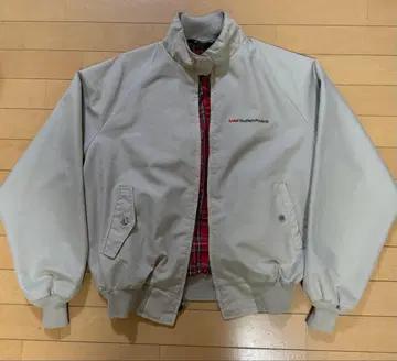 구제 의류 베이지 점퍼 블루종