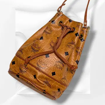 MCM 복조리형 숄더백 비세토스 브라운