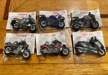 [ 총 6종 컴프 세트 ] YAMAHA 바이크 러버 키링 중형편