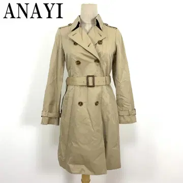 LA4349 ANAYI 아나이 벨트 포함 트렌치코트 베이지 36