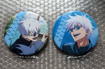 주술회전 팬파레 복권 E상 캔뱃지 고죠 사토루 2개