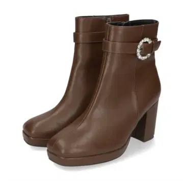 [ 새상품급 ] MISCH MASCH 비쥬 버클 장식 숏부츠