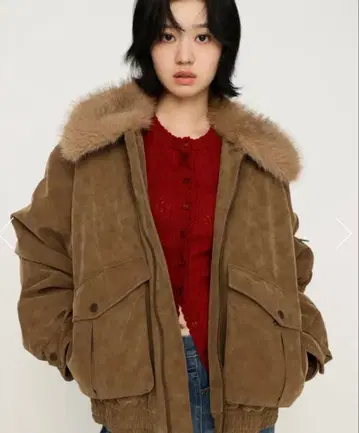 SLY WASHED PUFFER 블루종