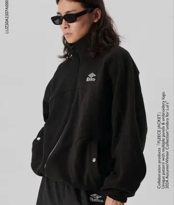 완판 UMBRO/엄브로 x Lui's 플리스 XL 블랙