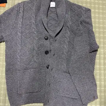 폴스미스 스웨터 울 숄카라 가디건