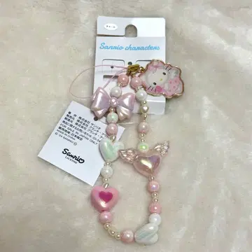 [택 포함 미사용 새상품] 헬로키티 엔젤 스트랩
