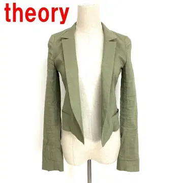 A5715 띠어리 테일러드 자켓 린넨 얇은 소재 그린 계열 그린0