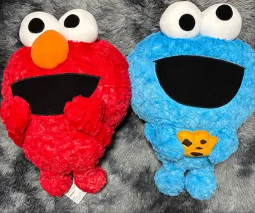 [택 포함 새상품] 세서미 스트릿 BIG 봉제 인형 엘모 쿠키 몬스터