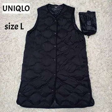 유니클로 롱 다운 베스트