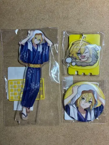 니지산지 dmm 스크래치 온천 우즈키 코우 아크릴 스탠드 캔뱃지