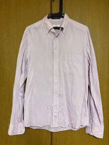 BD Baggies 셔츠 M 연보라 미국제 슬림핏 헝겊 가방 포함