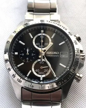 SEIKO 크로노그래프 8T63 블랙