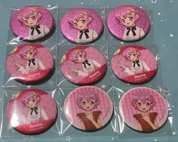 프리파라 꽃 축제 캔뱃지 레오나