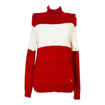 아다바트 골프 니트 38 빨간색 화이트 스팽글 새상품급 일본제