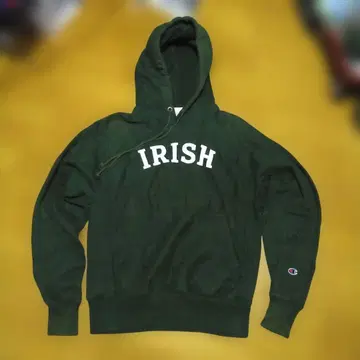 Champion IRISH 프린트 후드티 S 리버스 위브 유즈드