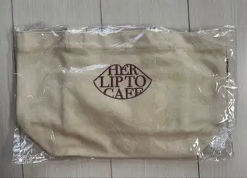 HER LIP TO CAFE 토트백