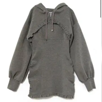 bubbles 버블스 크롭 후드티 레이어드 원피스