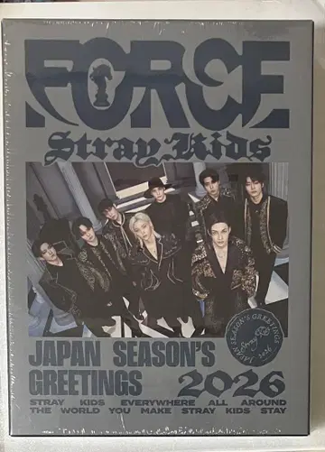 스키즈 일본 시즌그리팅 2026 FORCE 미개봉