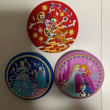 디즈니 캐릭터 자수 배지 리멤버 미 안나 신데렐라