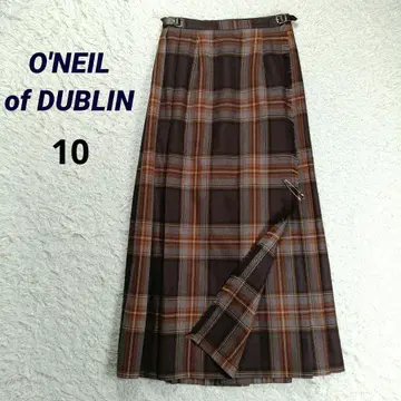 오닐 오브 더블린 랩 플리츠 맥시 스커트 10 최근 모델 기장 93